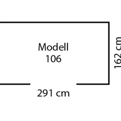 Pergart Gerätehaus Dresden II 4,7m² weiß