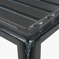 Pergola 111 Deluxe anthrazit 360 x 250 x 400 cm