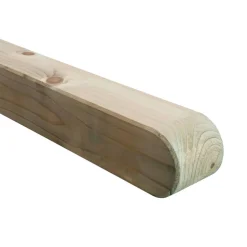 Pfosten 7 x 7 x 190 cm mit Rundkopf