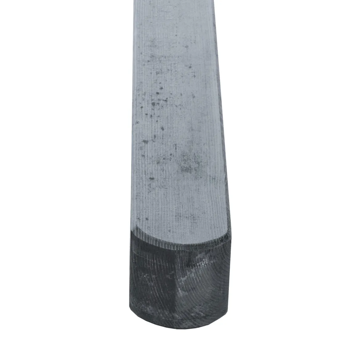 Pfosten 9 x 9 x 100 Kiefer dunkelgrau gebeizt für Dichtzaun