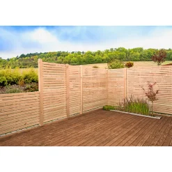 Pfosten Lattenzaun Douglasie