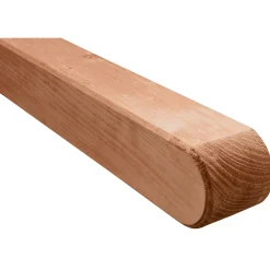 Pfosten Sylt 90x90x1900 cm braun