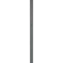 Pfosten Zaunserie Eindhoven Aalborg 9 x 9 x 190 cm Rundkopf Fichte anthrazit