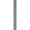 Pfosten Zaunserie Malmö Aalborg 9 x 9 x 100 cm Rundkopf Fichte basaltgrau lasiert