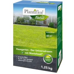 Plantiflor Hausgarten - Der Universalrasen mit Mantelsaat® 1,25kg