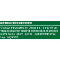 Plantiflor Rasendünger organisch-min 7,5 kg