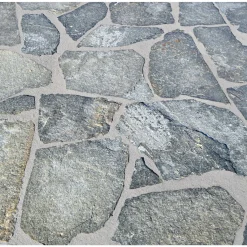 Polygonalplatte Quarzit Grau 1-2 cm