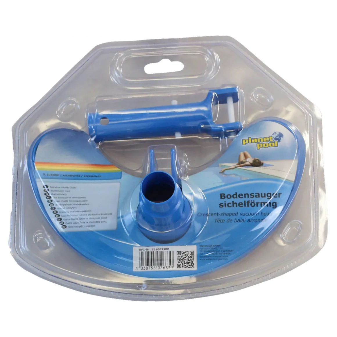 Pool-Bodenabsauger oval