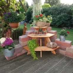 Promadino Blumentreppe Eckelement