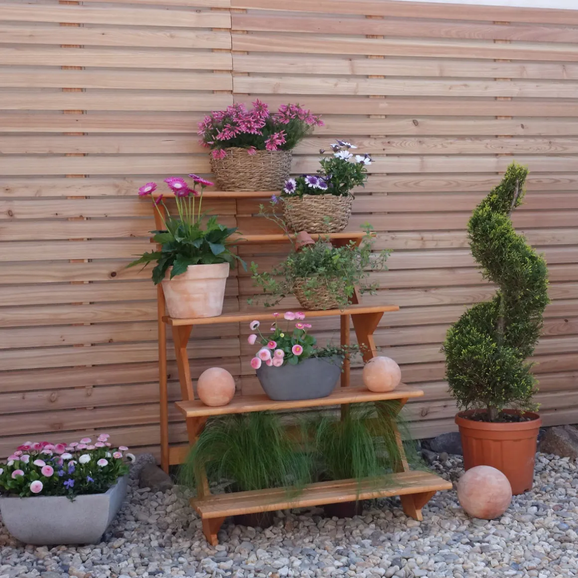 Promadino Blumentreppe groß