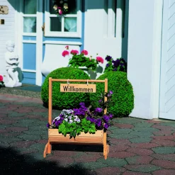 Promadino Blumentrog Willkommen klein