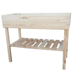 Promadino Hochbeet auf Beinen grau