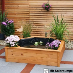Promadino Hochteich 4 seitliche Pflanzzonen solar