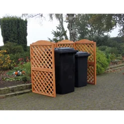 Promadino Mülltonnenspaliersystem Rex mit Pflanzkasten