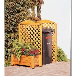 Promadino Mülltonnenspaliersystem Rex und Pflanzkasten