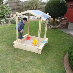 Promadino Sandkasten Peter mit Dach