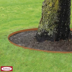 Rasenkante Corten 118 x 13 cm rostoptik