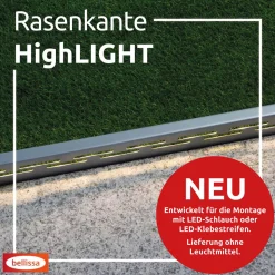 Rasenkante HighLIGHT mit Beleuchtungsoption 103 x 12,5 cm