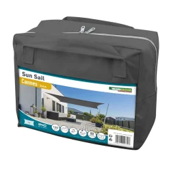 Rechteck-Segel Cannes 3 x 4 m anthrazit