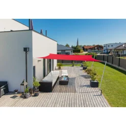 Rechteck-Segel Cannes 4 x 5 m brick