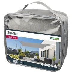 Rechteck-Segel Capri 4 x 5 m grau