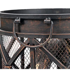 Rothmann Feuerkorb Oregon Rostoptik antik Durchmesser ca 42 cm