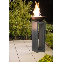 Rothmann Feuerschale Breda auf Podest 40 x 69 cm