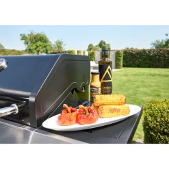 Rothmann Gasgrillwagen Daytona 5 Plusschwarz mit Edelstahlapplikationen