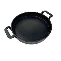 Rothmann Grillrost-Einsatz Grillpfanne Gusseisen 30 x 30 x 5 cm