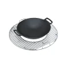 Rothmann Grillrost-Einsatz Wok Gusseisen 36 x 7 cm