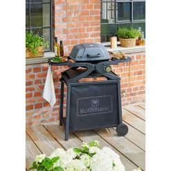 Rothmann Grillwagen pulverbeschichtetes Stahl anthrazit