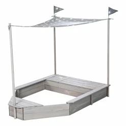 Sandkasten Boot 65 x 109 x 154 cm