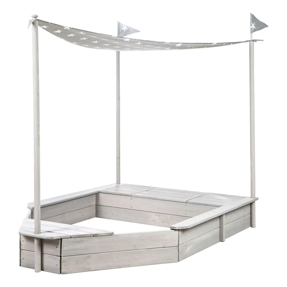 Sandkasten Boot 65 x 109 x 154 cm