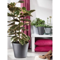 Scheurich Übertopf 701 18 cm dark stone