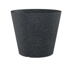 Scheurich Pflanzgefäß Coneo BxHxT 28,5 x 24,3 x 28,5 cm Schwarz-Granit