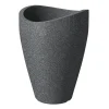 Scheurich Pflanzgefäß Wave Globe High BxhxT 50,5 x 67 x 50,5 cm Schwarz-Granit