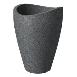 Scheurich Pflanzgefäß Wave Globe High BxhxT 50,5 x 67 x 50,5 cm Schwarz-Granit