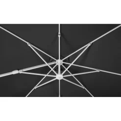 Schneider Schirme Ampelschirm Rhodos Twist Bianco 300 x 300 anthrazit
