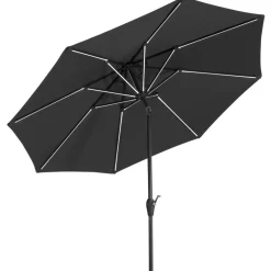 Schneider Schirme LED-Schirm Blacklight 270/8 anthrazit