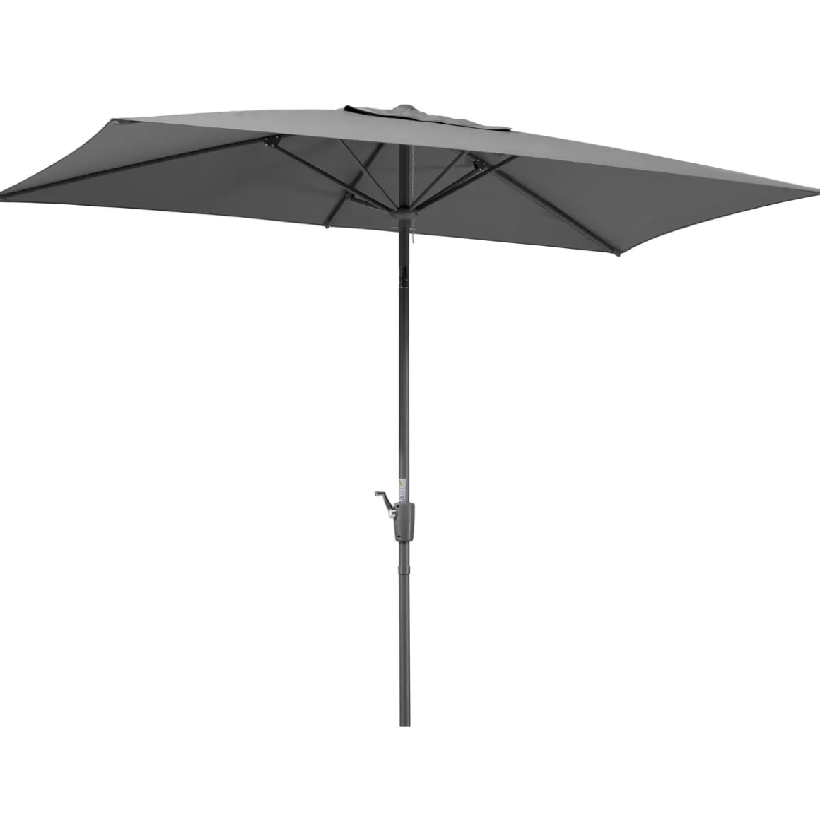 Schneider Schirme Sonnenschirm Tunis 270 x 150 cm Anthrazit