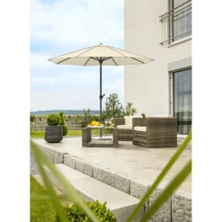 Schneider Schirme Sonnenschirm Adria 300 cm Natur