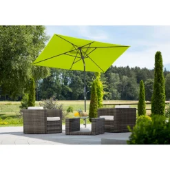 Schneider Schirme Sonnenschirm Tunis 270 x 150 cm apfelgrün