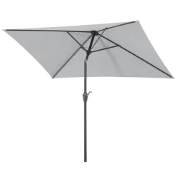 Schneider Schirme Sonnneschirm Bilbao 210 x 130 cm silbergrau