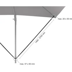 Schneider Schirme Windsicherung für Ampelschirme