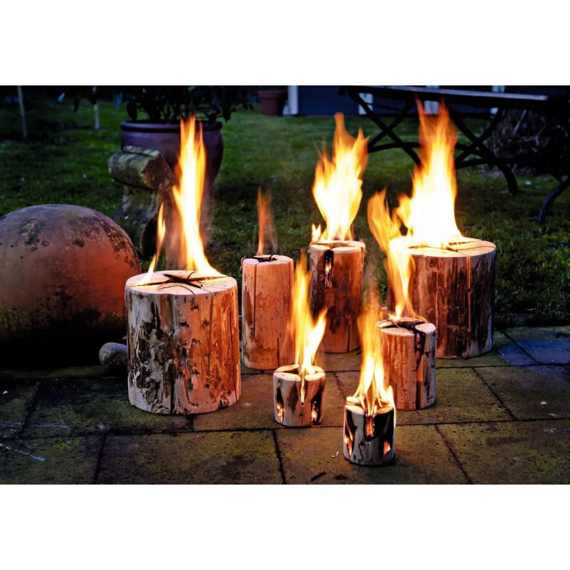 Schwedenfeuer Durchmesser 12-15 cm Höhe 15 cm