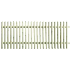 Senkrechtzaun 250 x 100 cm Latten 55 mm kdi-grün