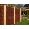 Sichtschutzzaun Weide mit umlaufenden Rahmen 120x180 cm
