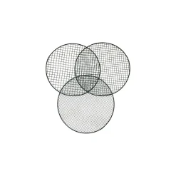SIENA GARDEN Metall Gartensieb 3 Einleger 37 x 32 x 7,5 cm