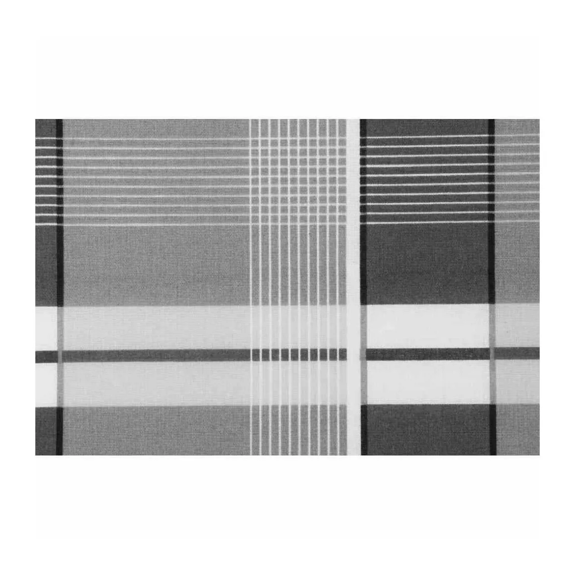 Siena Garden Auflage „Askella“, 88x42x6 cm, für Stuhl, grau kariert