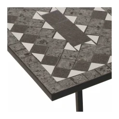 Siena Garden Beistelltischset Como 39 x 30 x 54 cm Stahlgestell